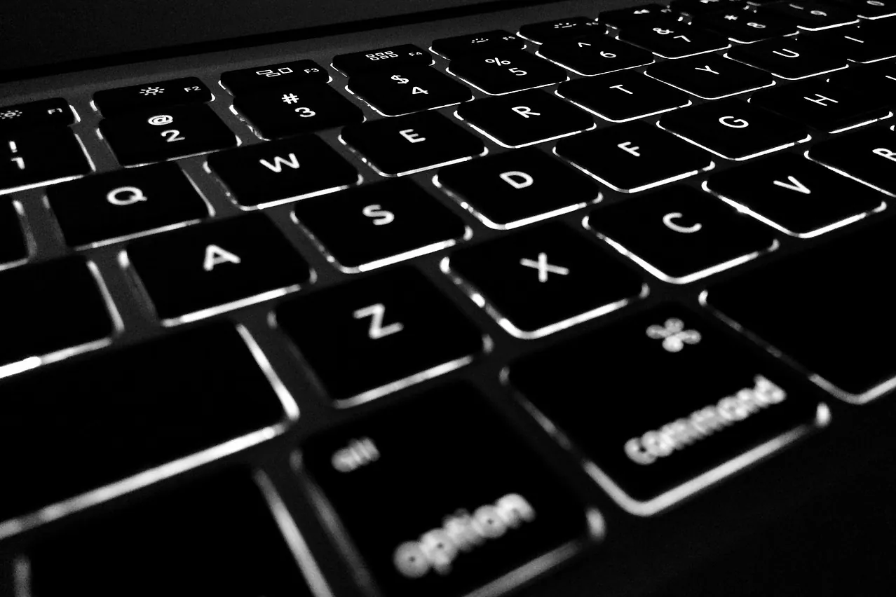 Computer, keyboard, typing