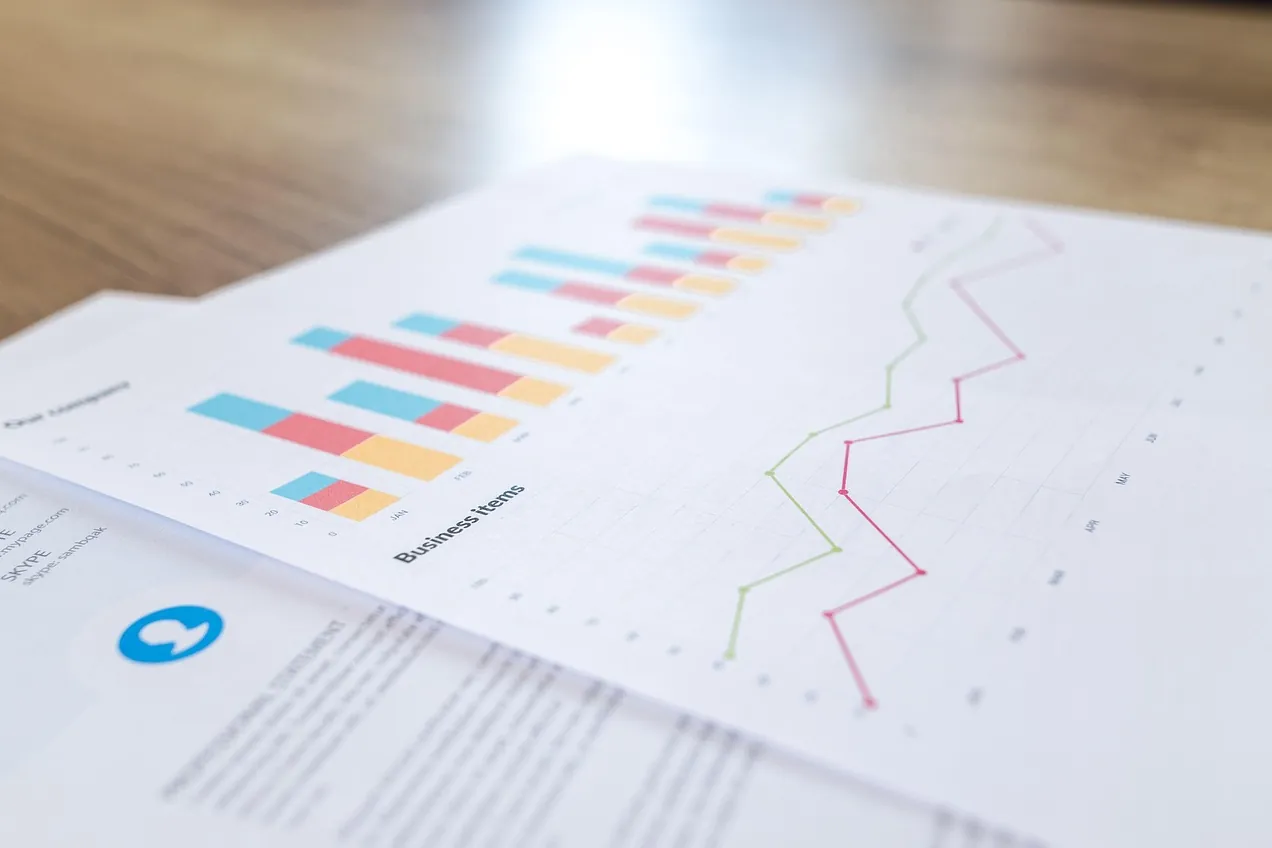 Financial, analytics, blur