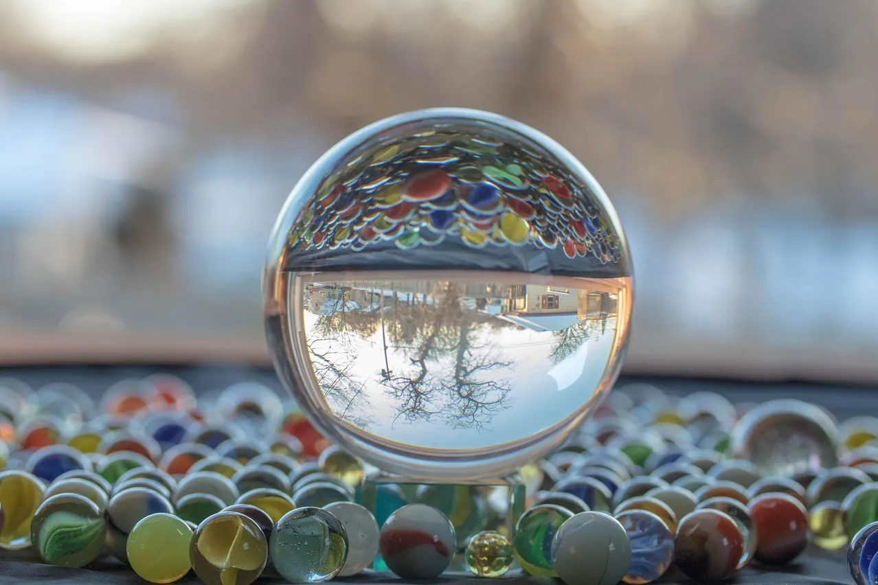 Desktop, globe, macro