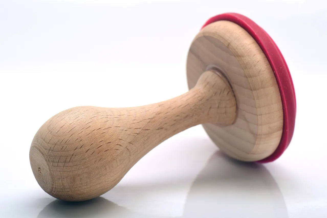Rubber stamp, wood, wooden stamp