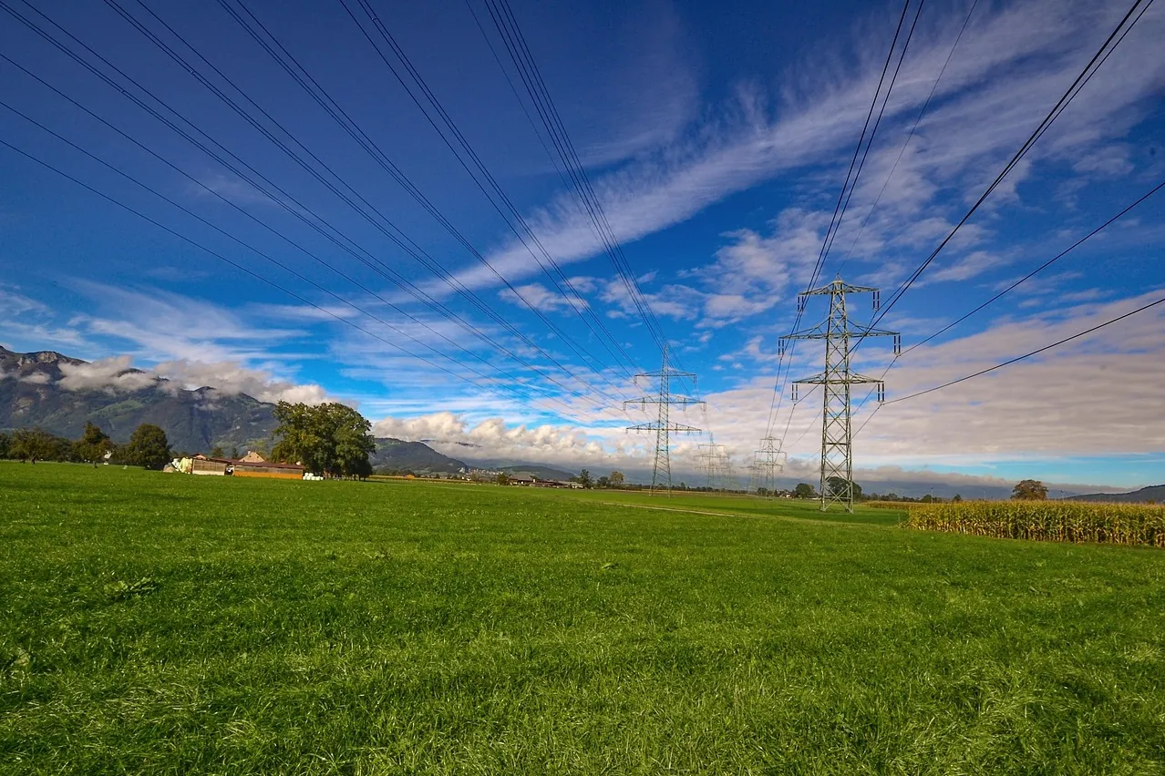 High voltage line, electricity, power line