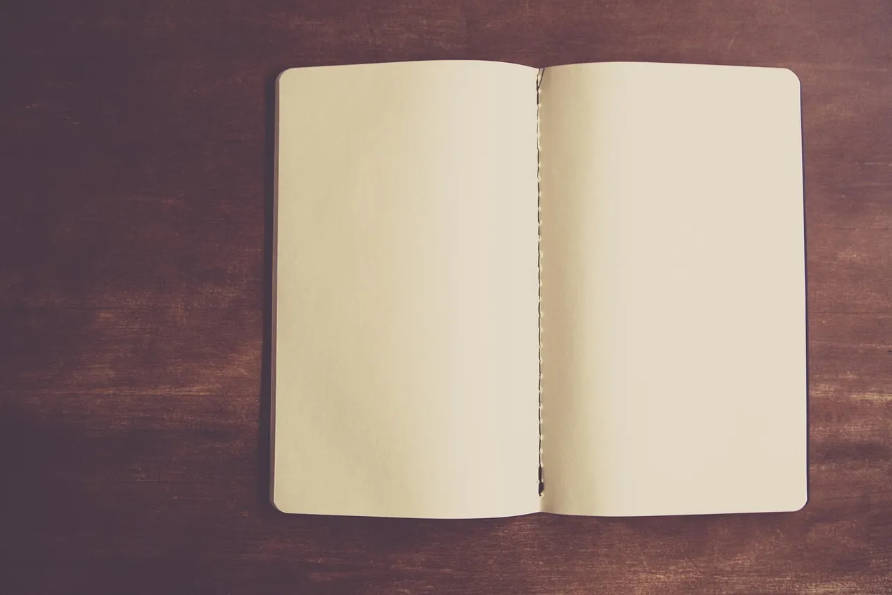 Notebook, empty, paper